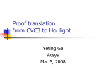 Proof translation for CVC3