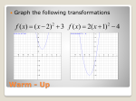 The Graph of a Quadratic Function