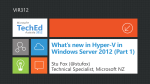 What`s new in Hyper-V in Windows Server 2012 (Part 1)