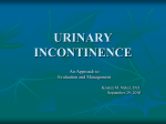 Impact of Urinary Incontinence