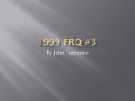 1999 FRQ #3