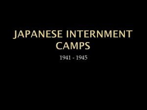Japanese internment Camps