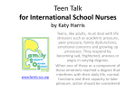 for International School Nurses