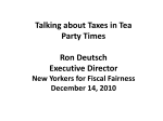 talking taxes