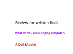 Review for written File