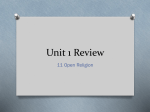 Unit 1 Review