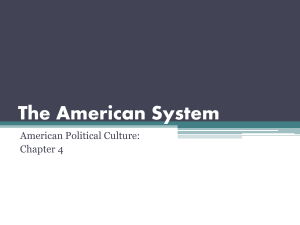 Ch. 4 American Political Culture