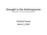 Drought in the Anthropocene Authors: Anne F. Van Loon et al (2016)