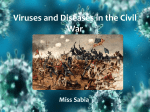 Viruses and Diseases in the Civil War Miss Sabia