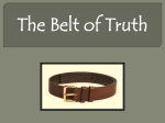 Belt of truth slides – for website