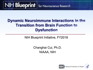 To understand the dynamic interactions of multiple neuroimmune