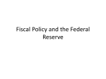 Fiscal Policy and the Federal Reserve