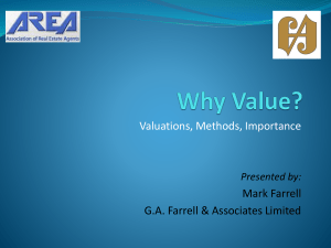 Why Value? - Association of Real Estate Agents (AREA)