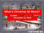 Christmas is about God`s reassurance and direction
