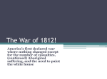 The War of 1812!