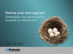 Making your nest egg last. Strategies for sustainable income in