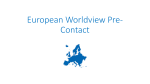 European Worldview Pre-Contact