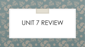 Unit 7 Review - civisandeconomics