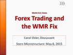 Martin DD Evans Forex Trading and the WMR Fix