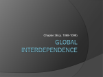 Chapter 36- Global Interdependence