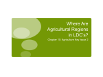 Where Are Agricultural Regions in LDC*s?