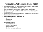 respiratory distress syndrome (RDS)
