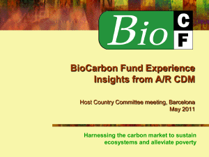 BioCarbon Fund - World Bank Group