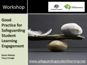 Good Practice for Safeguarding Student Learning Engagement