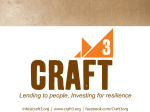 Overview of Craft3 Powerpoint with information on