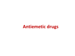 Antiemetic drugs