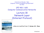 Network Layer - Computer Science and Engineering
