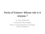 Parity of esteem definition - Northern England Clinical Networks