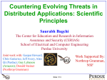 Countering Evolving Threats in Distributed Applications