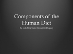 Components of the Human Diet - acs