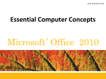 Essential Computer Concepts - MCST-CS