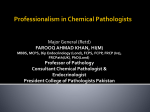 Professionalism in Chemical Pathologists