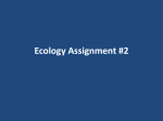 Ecology Assignment #2