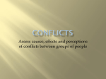 Conflicts - MrsBrownsWorldGeographyWebsite