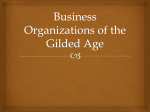 Lecture Big Business in the Gilded Age