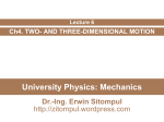uniform circular motion - Erwin Sitompul