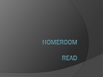 Homeroom read - Wikispaces.net