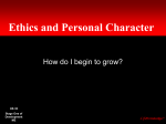 1.03 Ethics and Personal Character