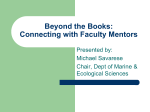 Connecting with Faculty Mentors