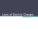 Laws of Electric Charges
