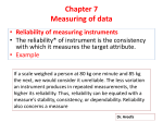 Chapter 7 Measuring of data
