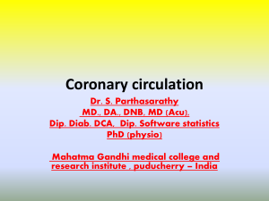 Coronary circulation mgmc