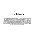 Disclaimer - Tulane University