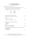 New Elementary Mathematics 1