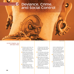6 Deviance , Crime , and Social Control