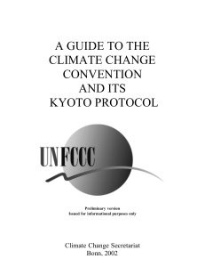 Guide to Climate Change Convention